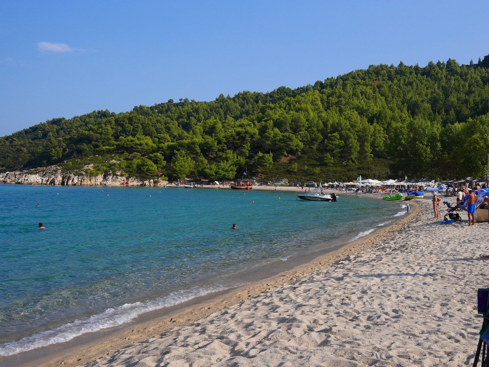 Halkidiki in Greece with kids: Platanitsi beach 