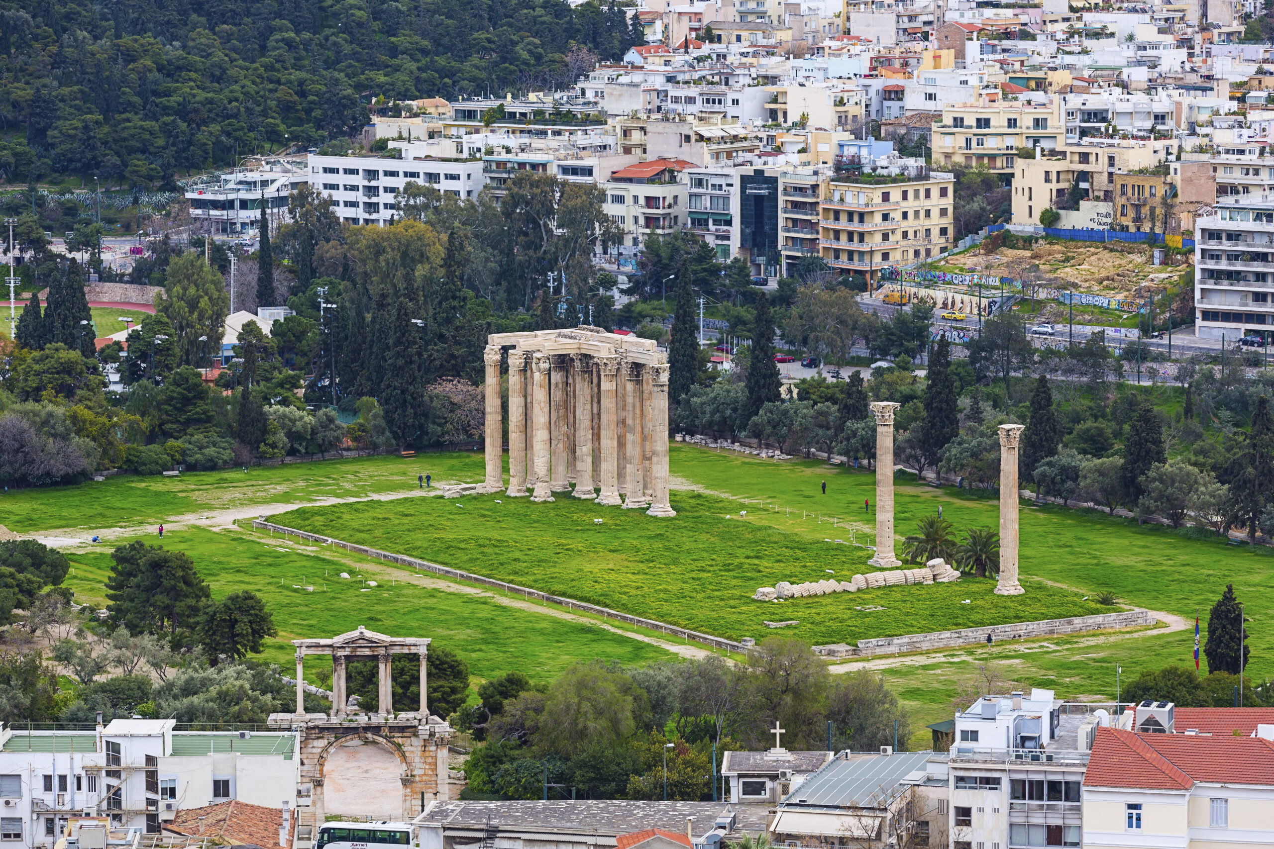 Travel Tips for Athens with baby - Temple of Olympian Zeus