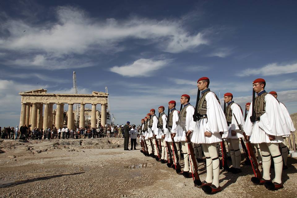 Evzones: The Greek Presidential Guard in Athens with Kids