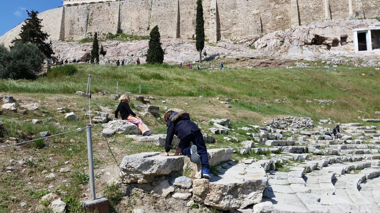 Athens with children