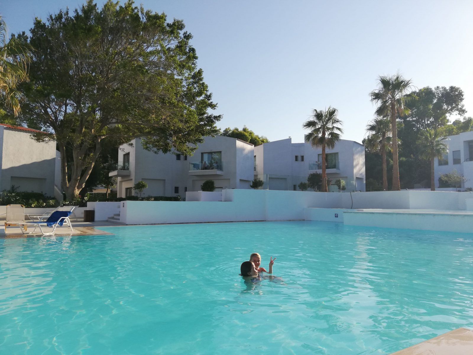 luxury resort in Rhodes pools
