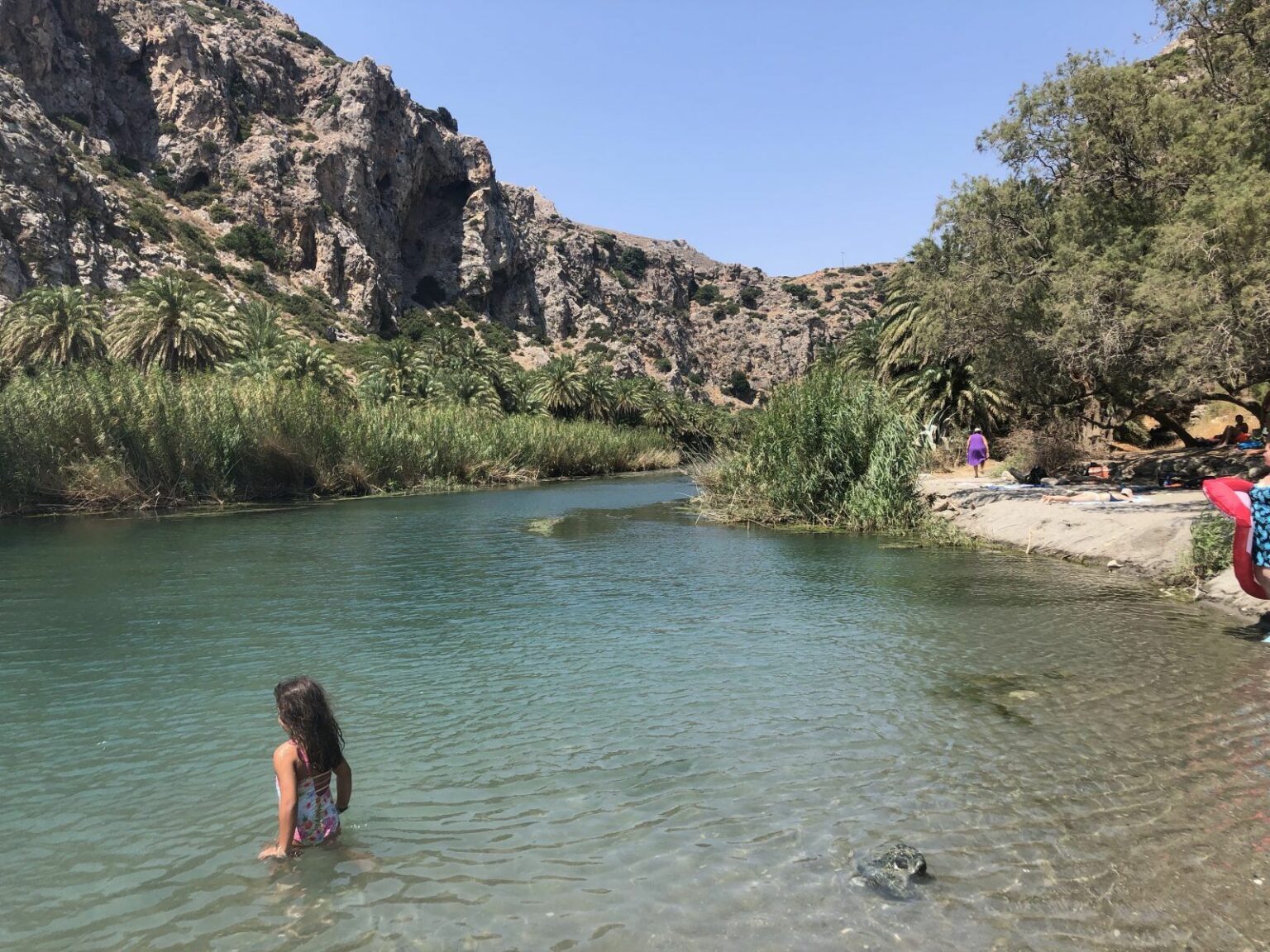 Preveli with Kids, Oasis of South Crete