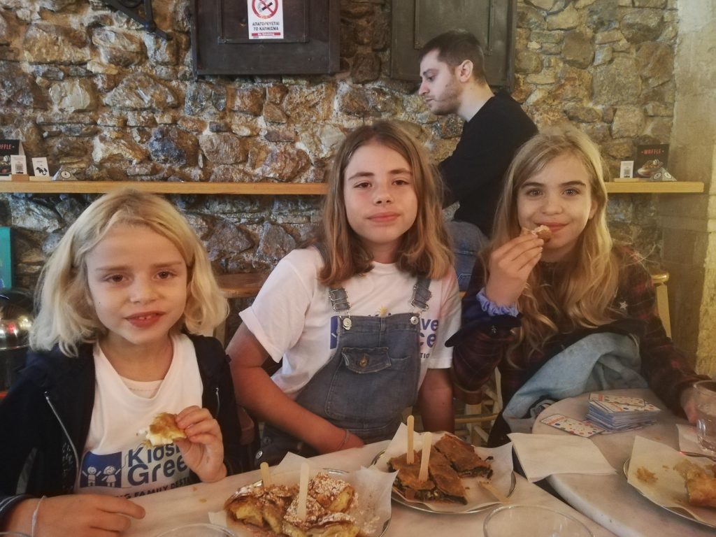Mythology Food Tour in Athens with kids