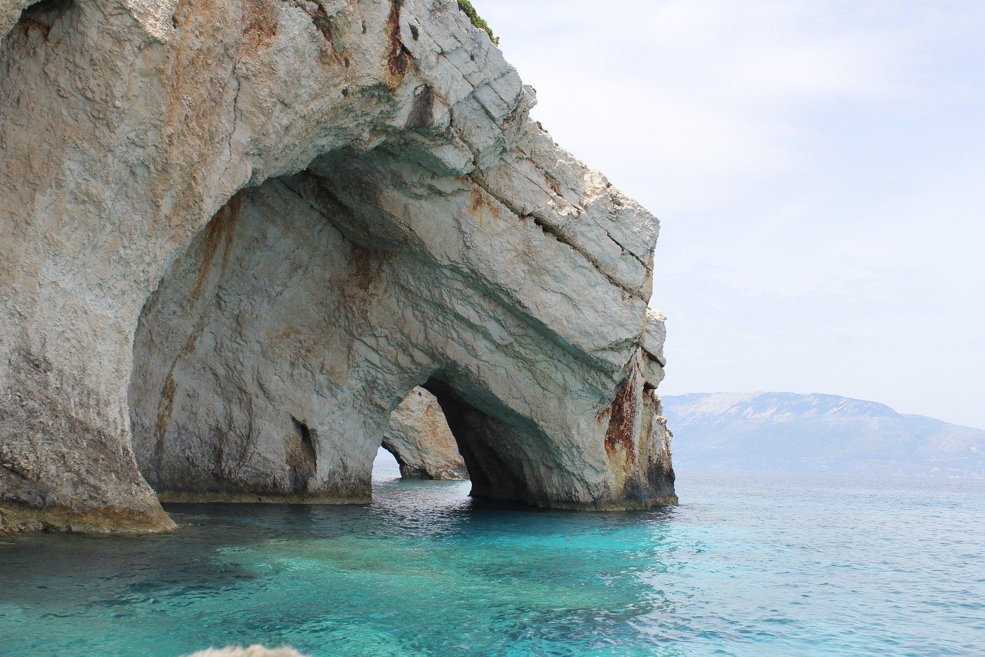 Travel Zakynthos Island Greece with Kids  caves