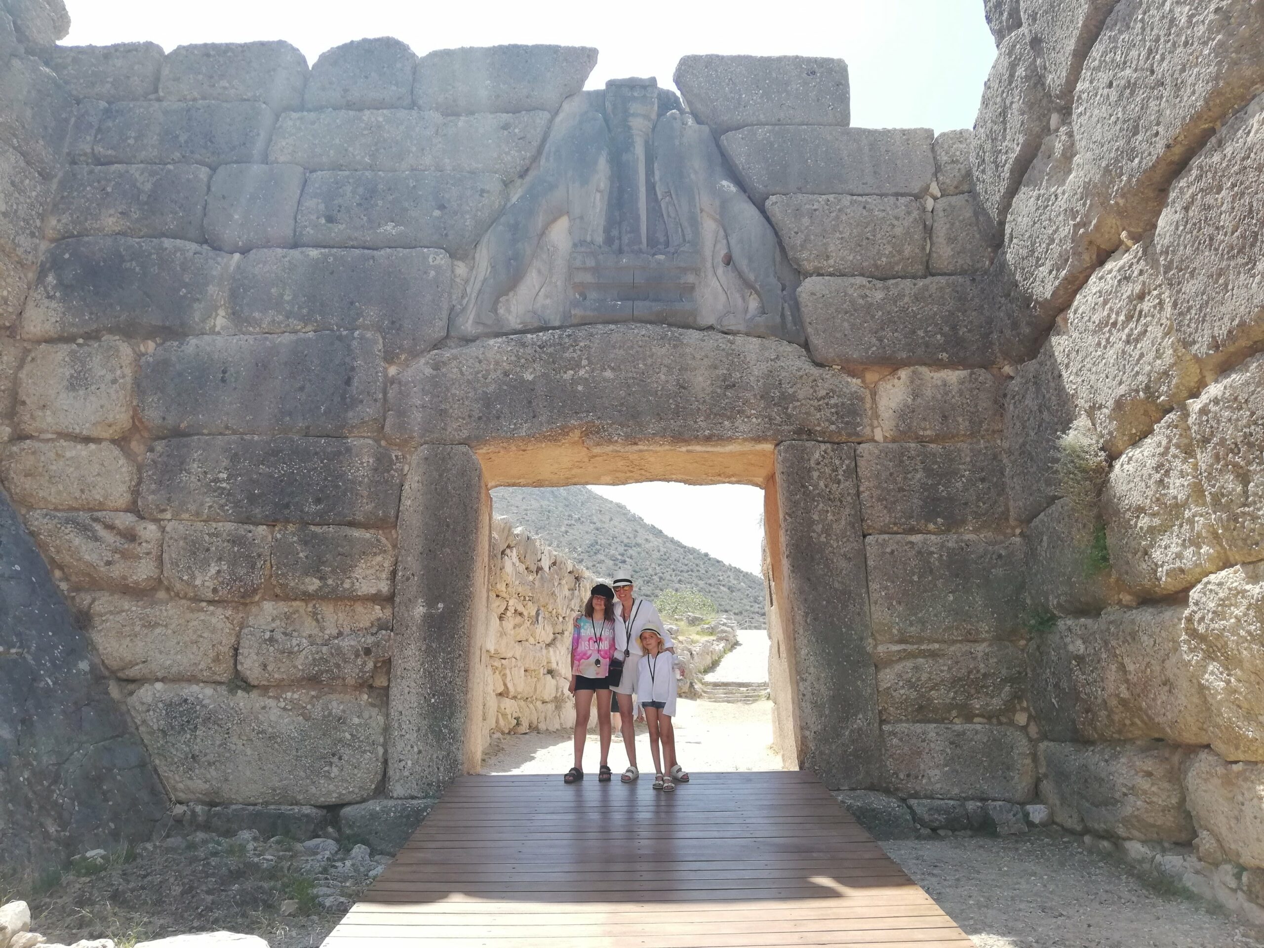 Mycenae Greece with Kids