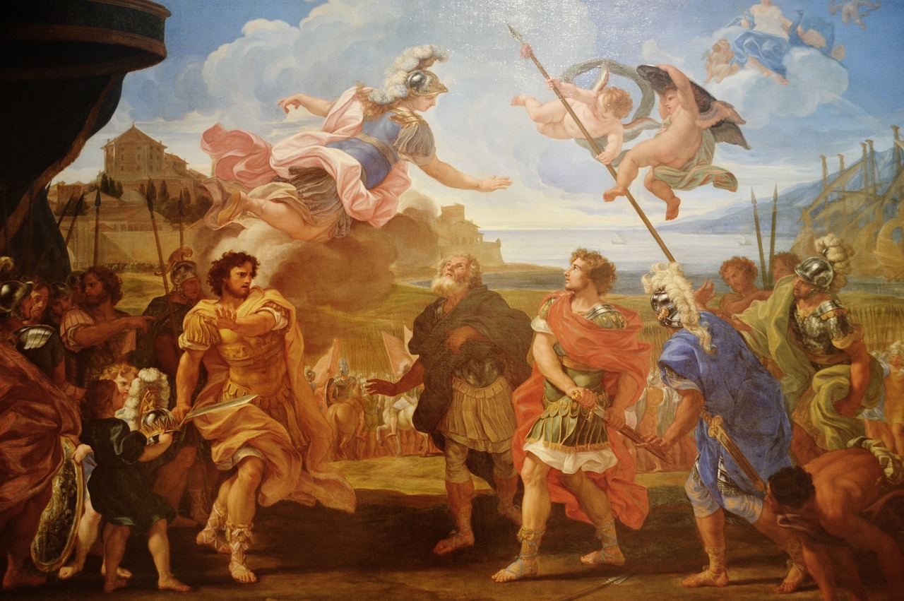 10 Stories from Greek Mythology that Kids will Love 6 Scene of Achille and Agamemnon