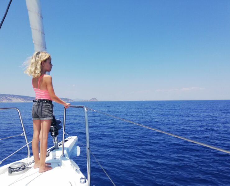 sailing in greece