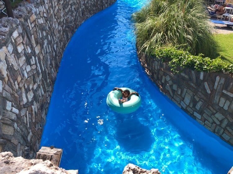 Best water parks in Greece - lazy river Limnoupolis
