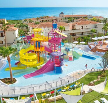 Hotels with Water Parks in Greece for families