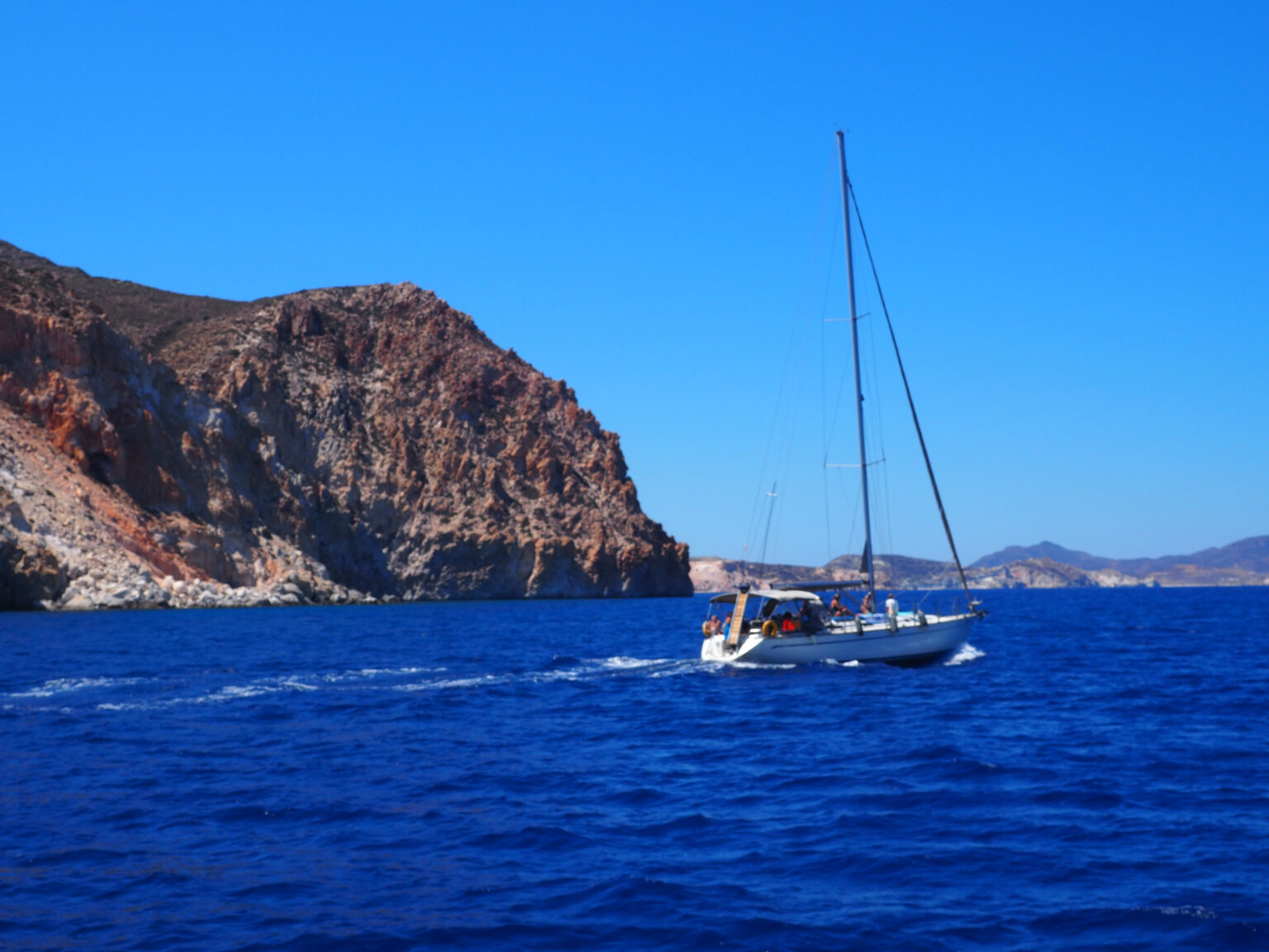 sailing milos island greece family SH