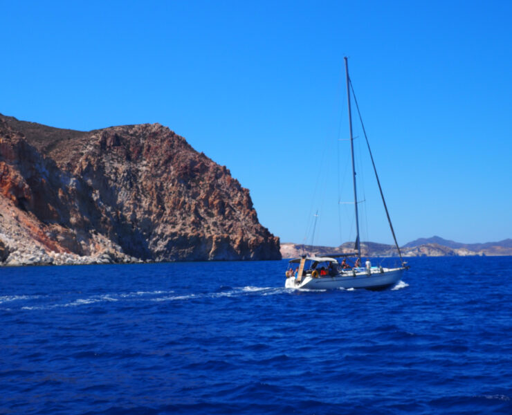 sailing milos island greece family SH