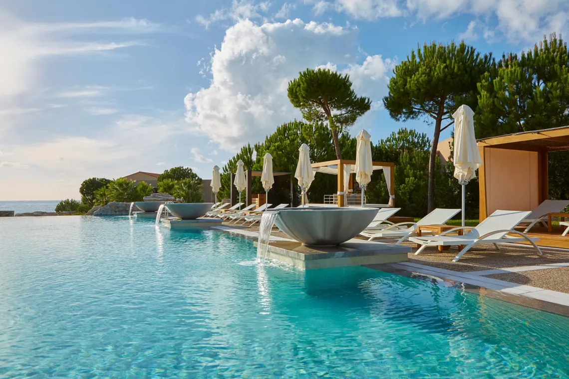 The Costa Navarino Hotel part of Marriott hotels in Greece and one of the best chain hotels in Greece