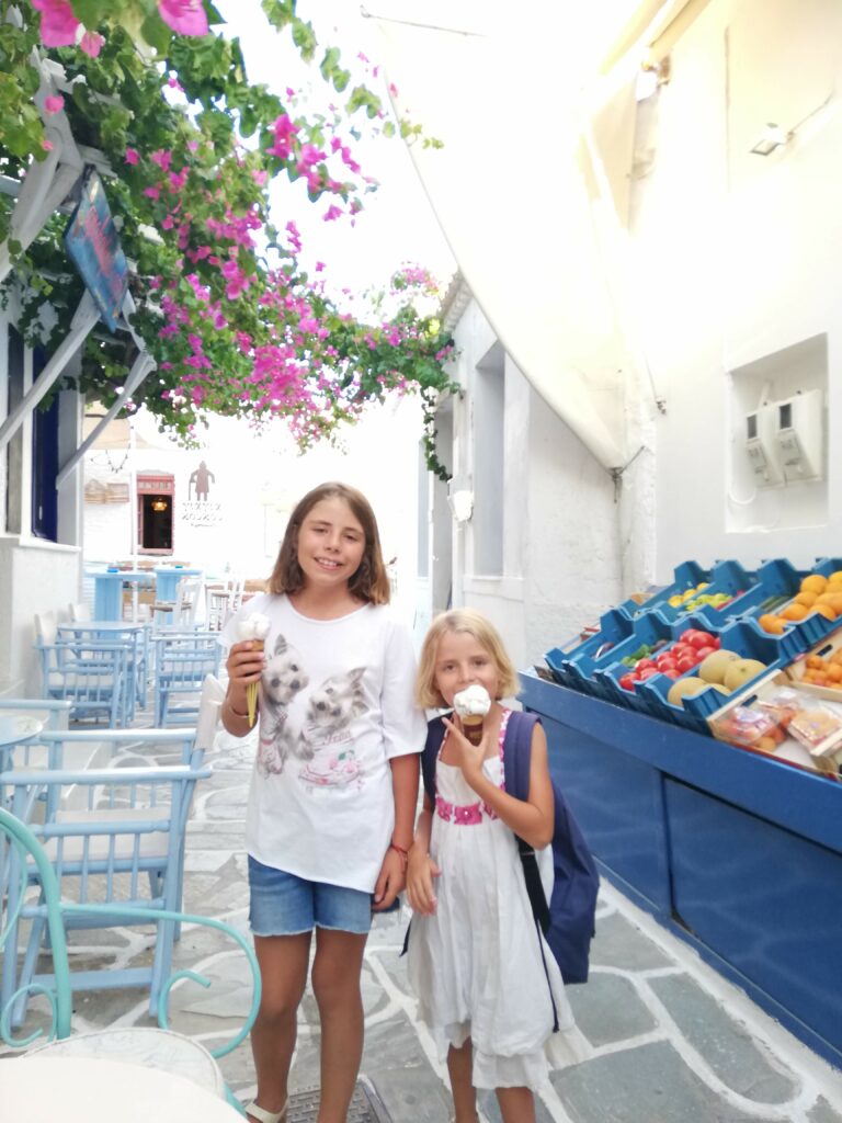 Kythnos Greek Island kids family