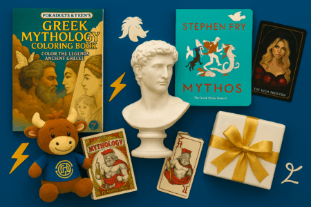 gifts for Greek Mythology fans, kids, teens and adults