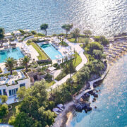 Credits: Grecotel Hotels and Resorts. White sands, cerulean sea and stunning rock formations at the Kommeno Peninsula.