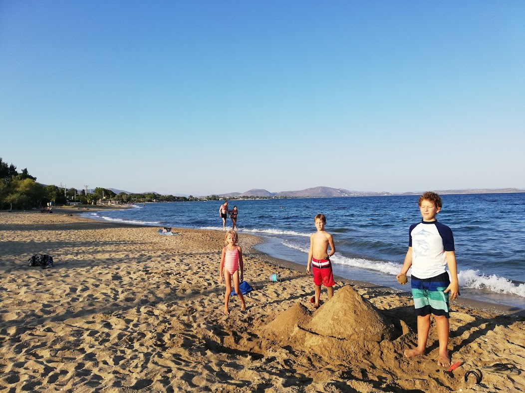 family beaches in Athens