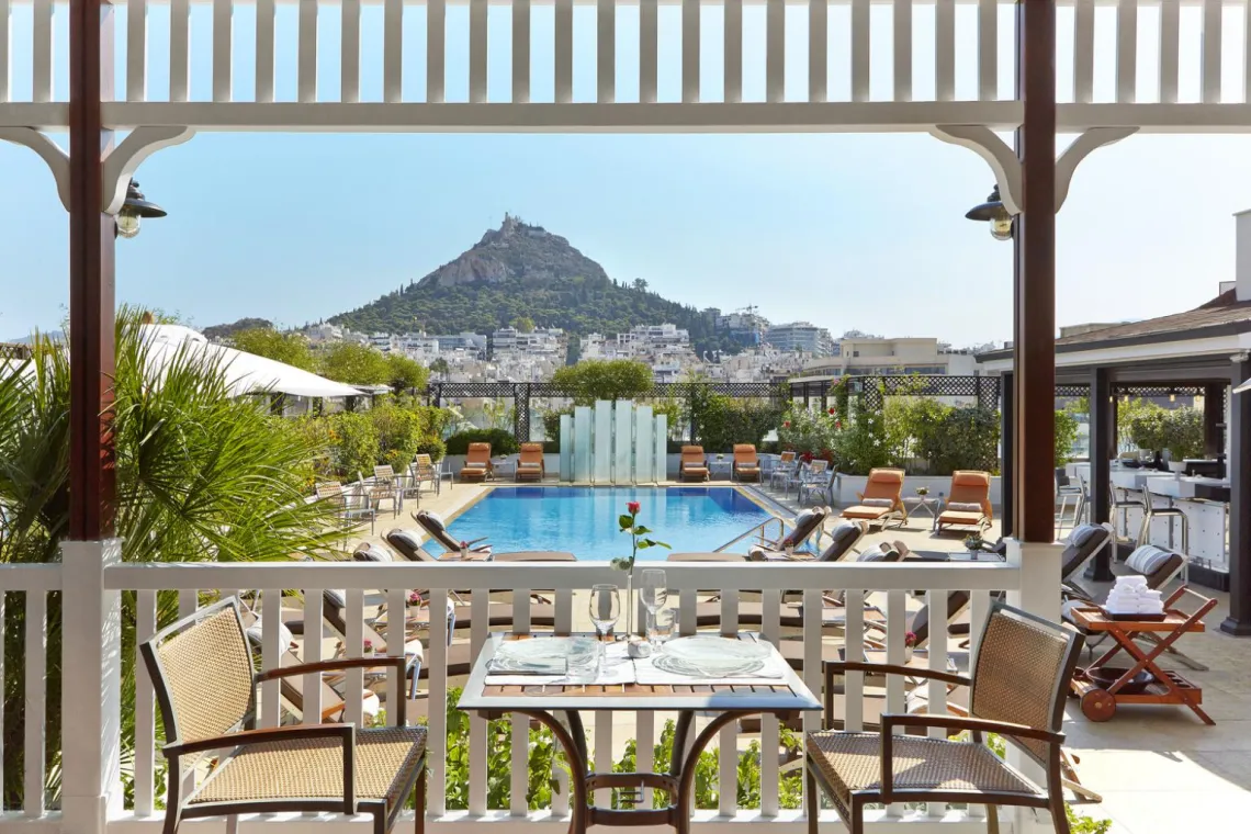 The Grande Bretagne Hotel in Athens 5 Star Family Accommodation kidslovegreece Acropolis Greece luxury kids Central location best luxury collection Marriott 6 1