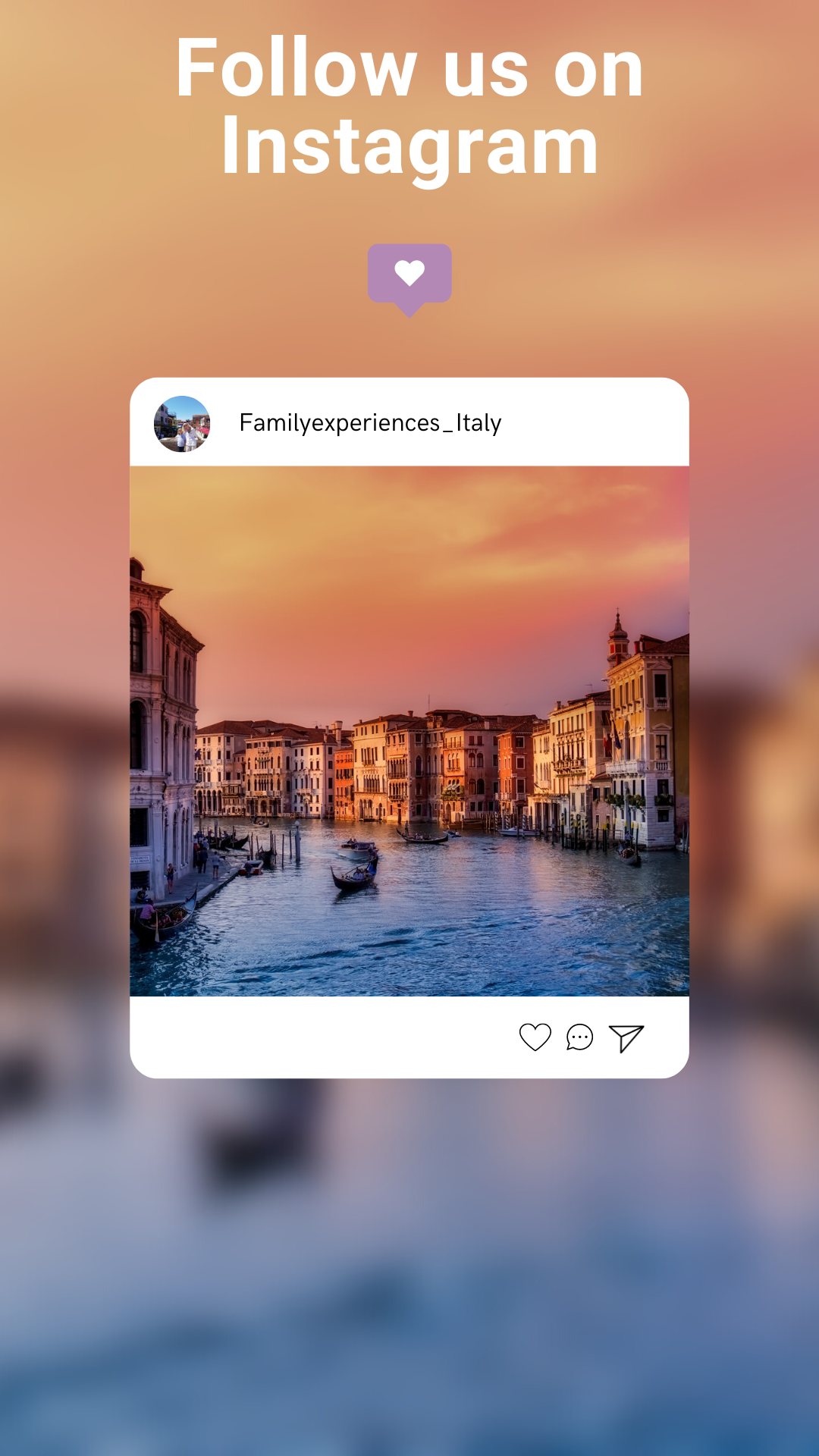 Instagram Family Experiences Italy | Travel Italy with Kids | Family Experiences Blog | Venice 