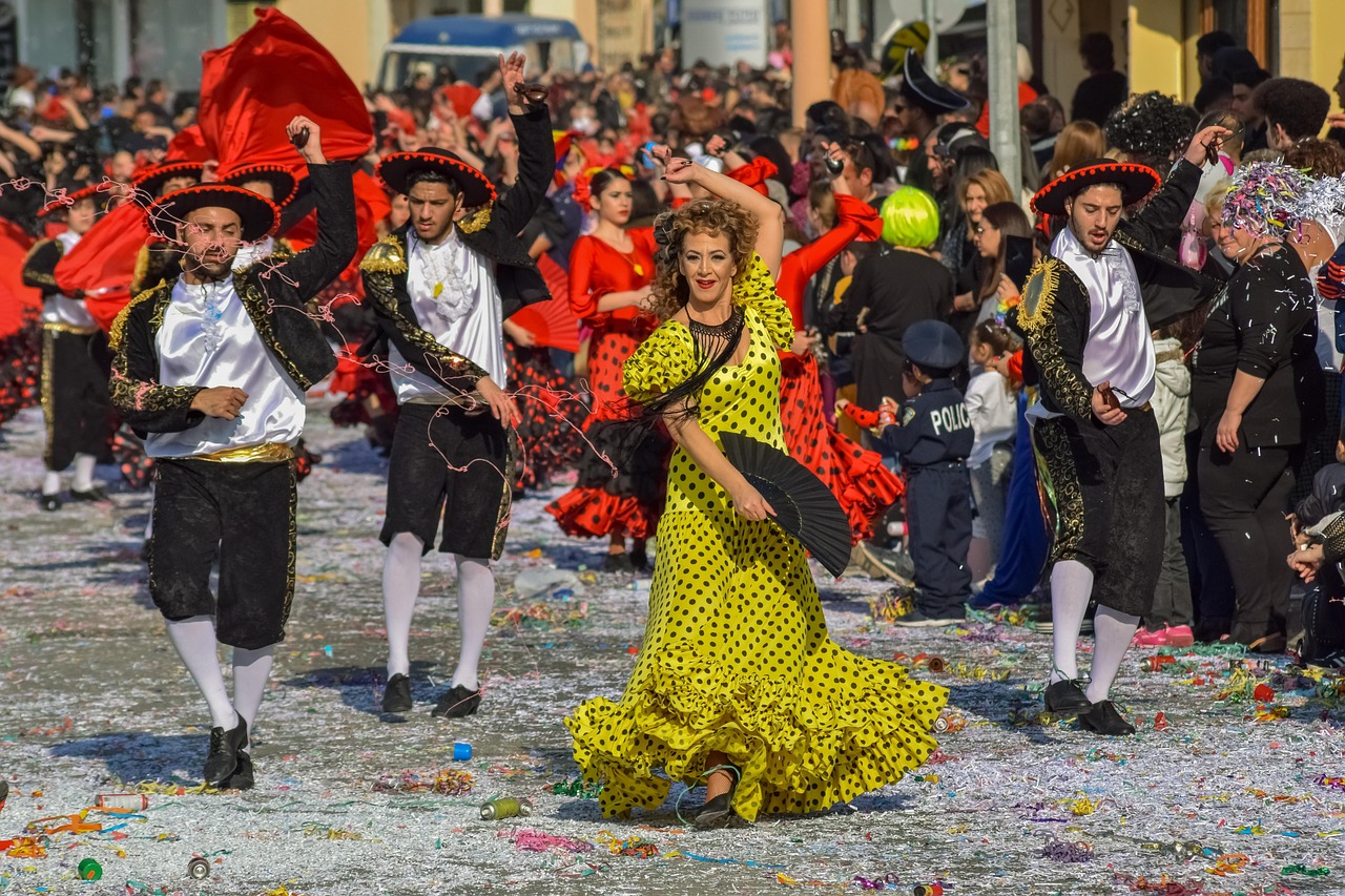 Carnival activities for kids in Athens with parades on the streets