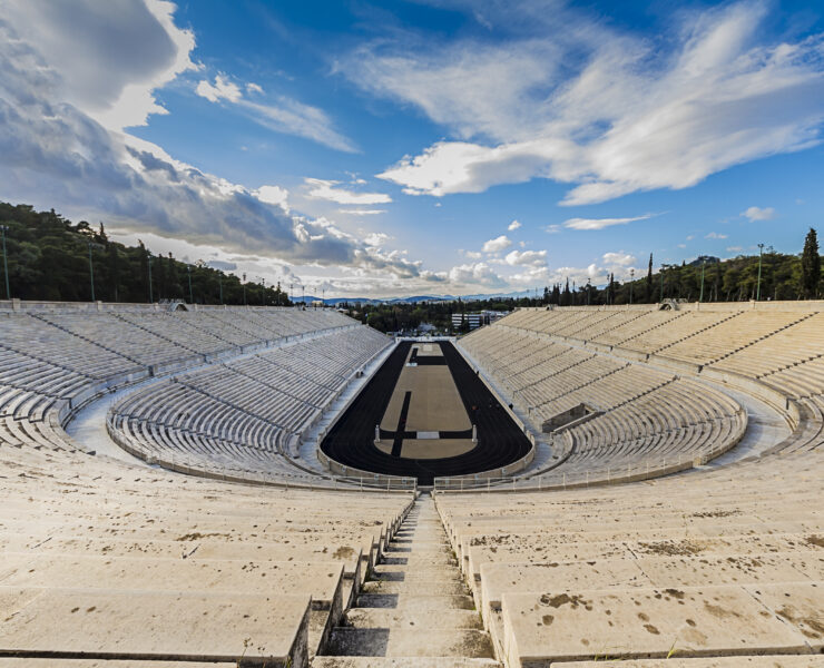 Visit the Panathenaic stadium in Athens with Kids